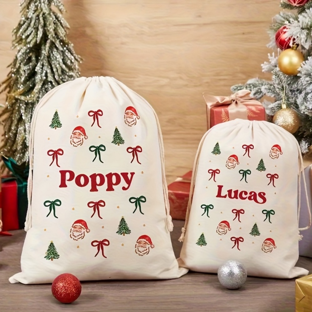 Food Storage Plant - Saco de Natal Personalizado Simples com