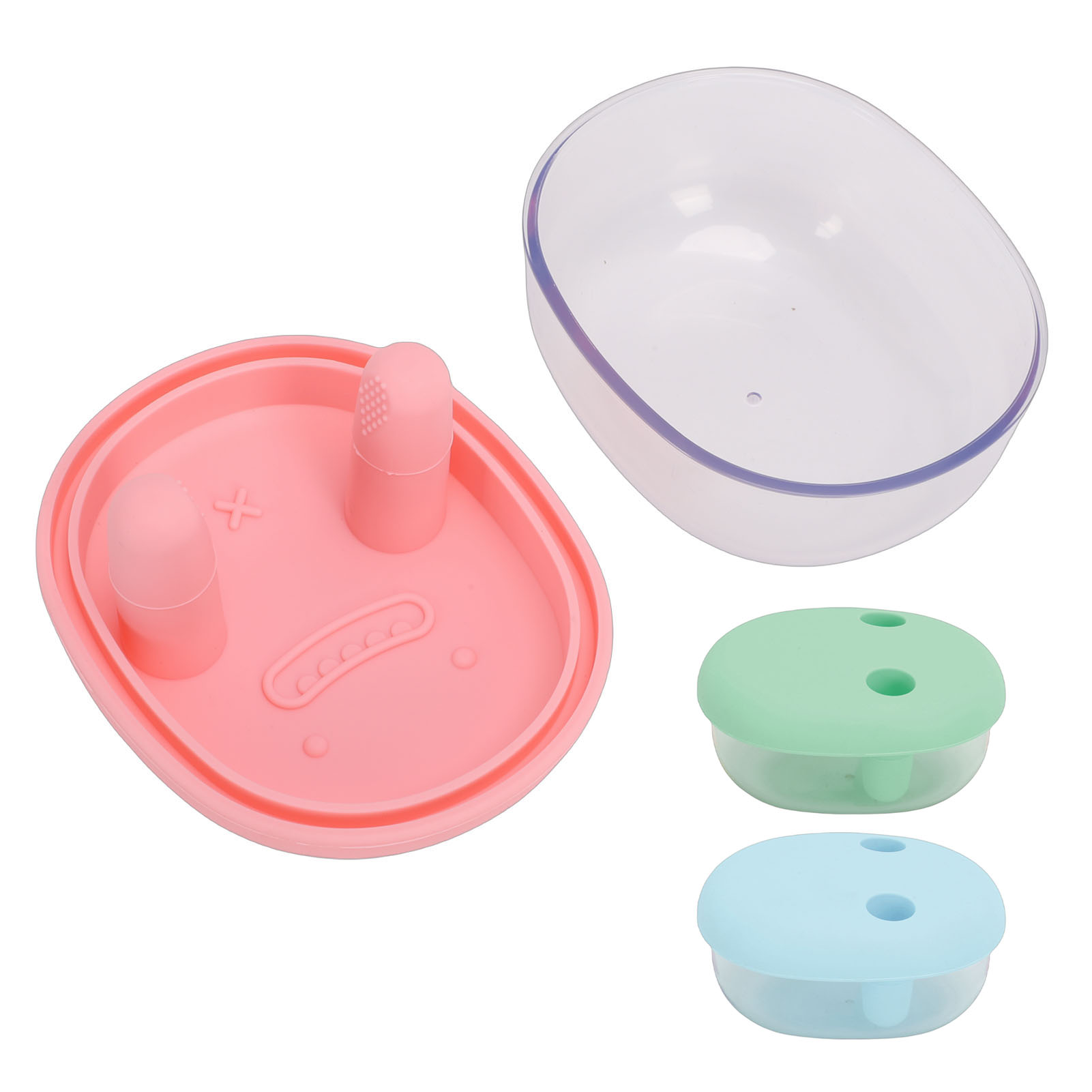 Food Storage Containers With Lids - Recipiente de Lanche 2 em 1