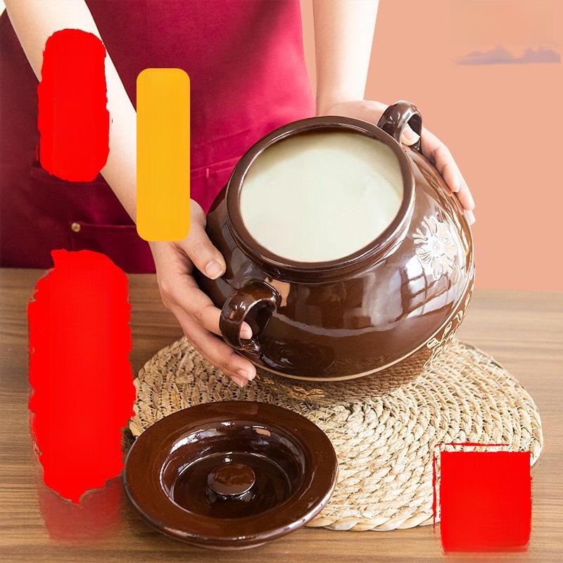 Food Storage Temperature - Pote de Cerâmica Tradicional Chinês para