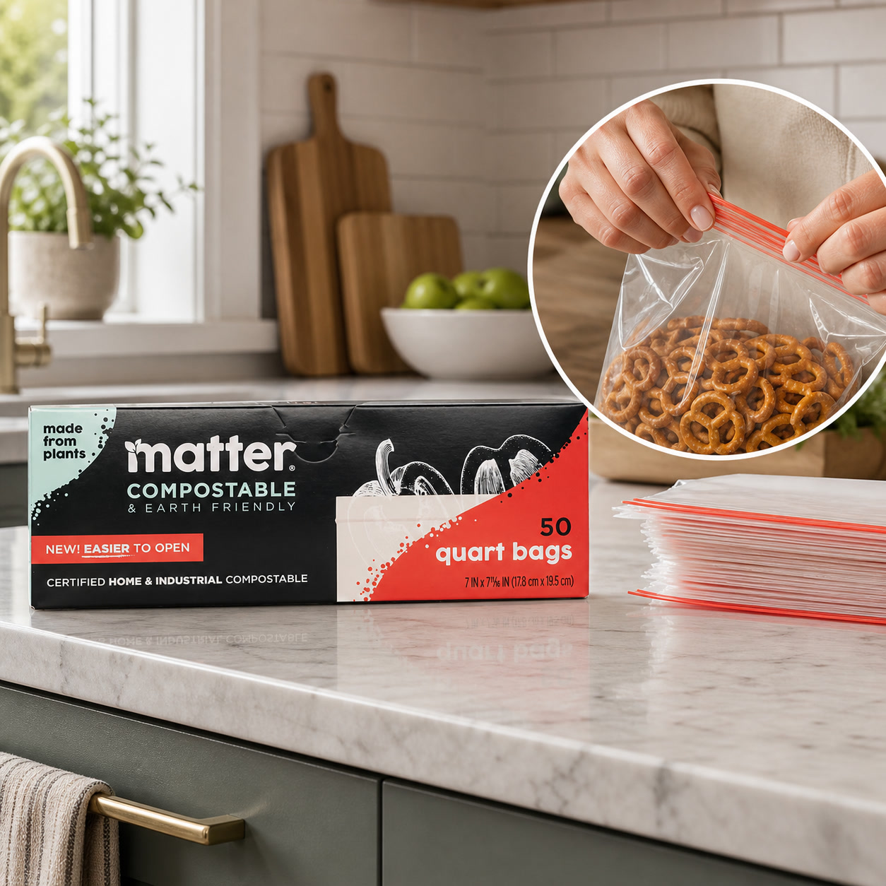 Food Storage Plant - 50 unidades de sacos de armazenamento