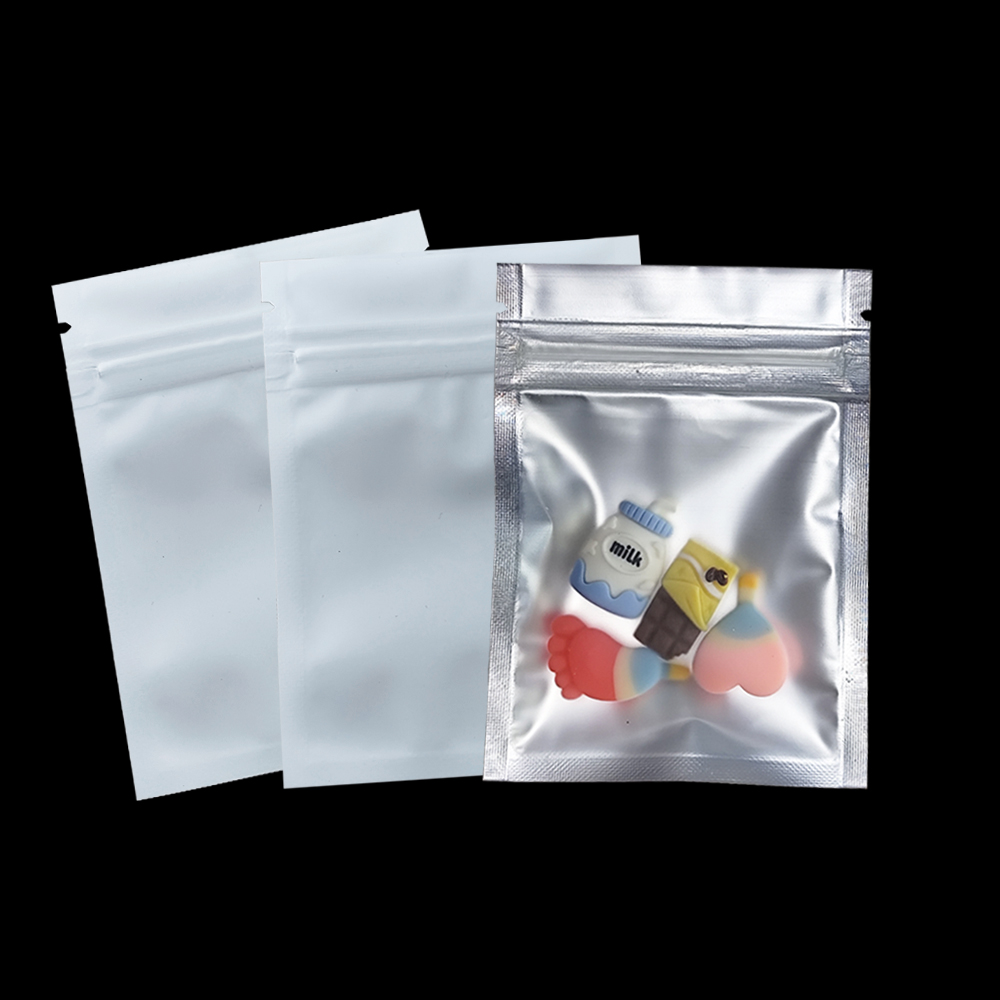 Food Storage In Mylar Bags - 100 pçs/lote fosco claro zip lock