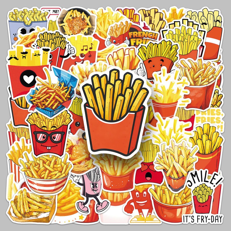 Food Storage Journal - 50 Adesivos Decorativos Impermeáveis de Batata