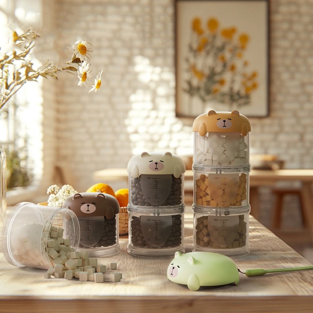 Food Storage Dog - Caixa de Plástico Prática Multi-Camadas para