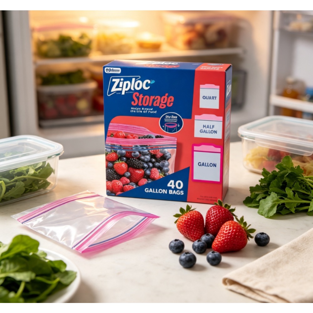 Food Storage Ziploc - Sacos de Armazenamento de Alimentos da
