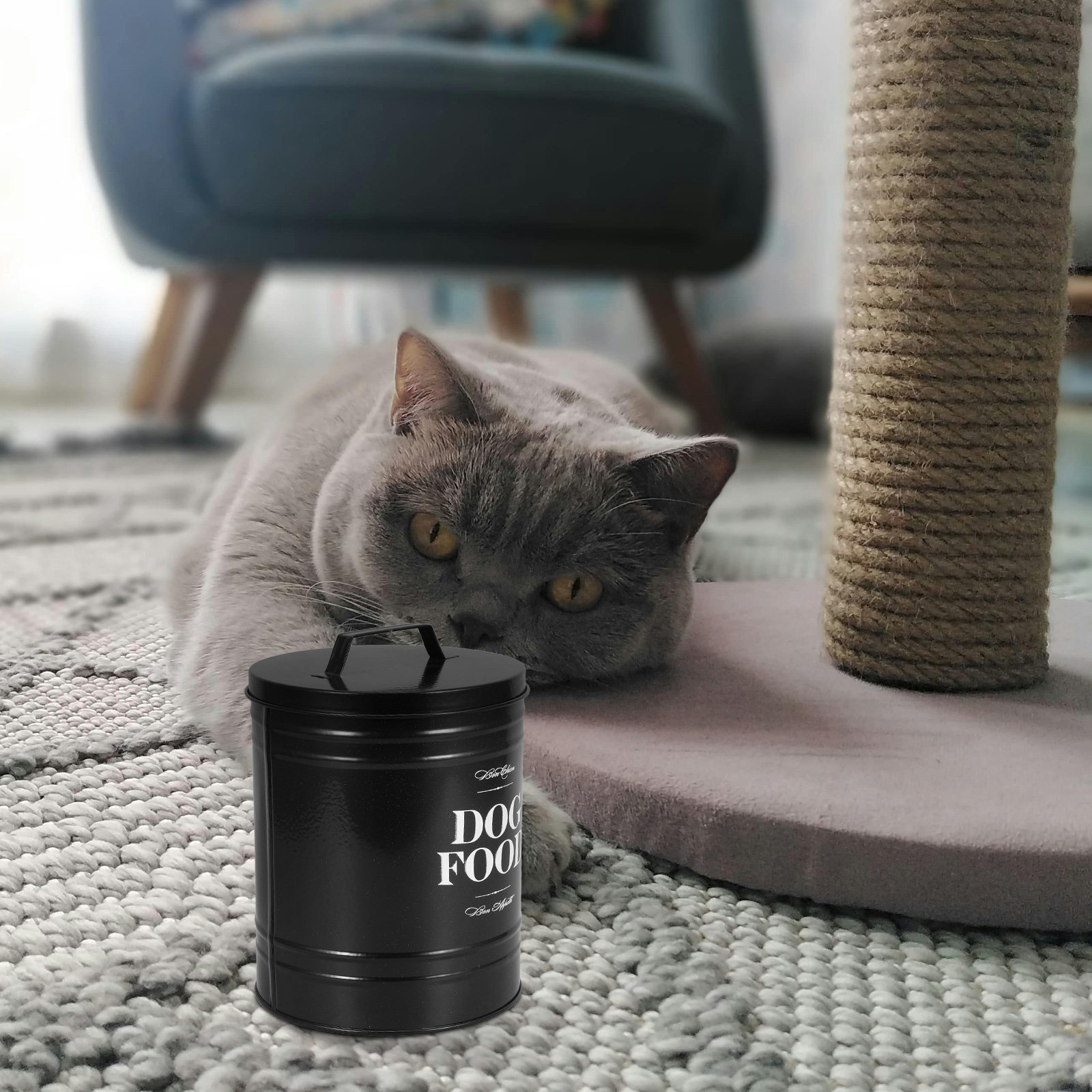 Food Storage Dog - Recipiente de Armazenamento de Ração para