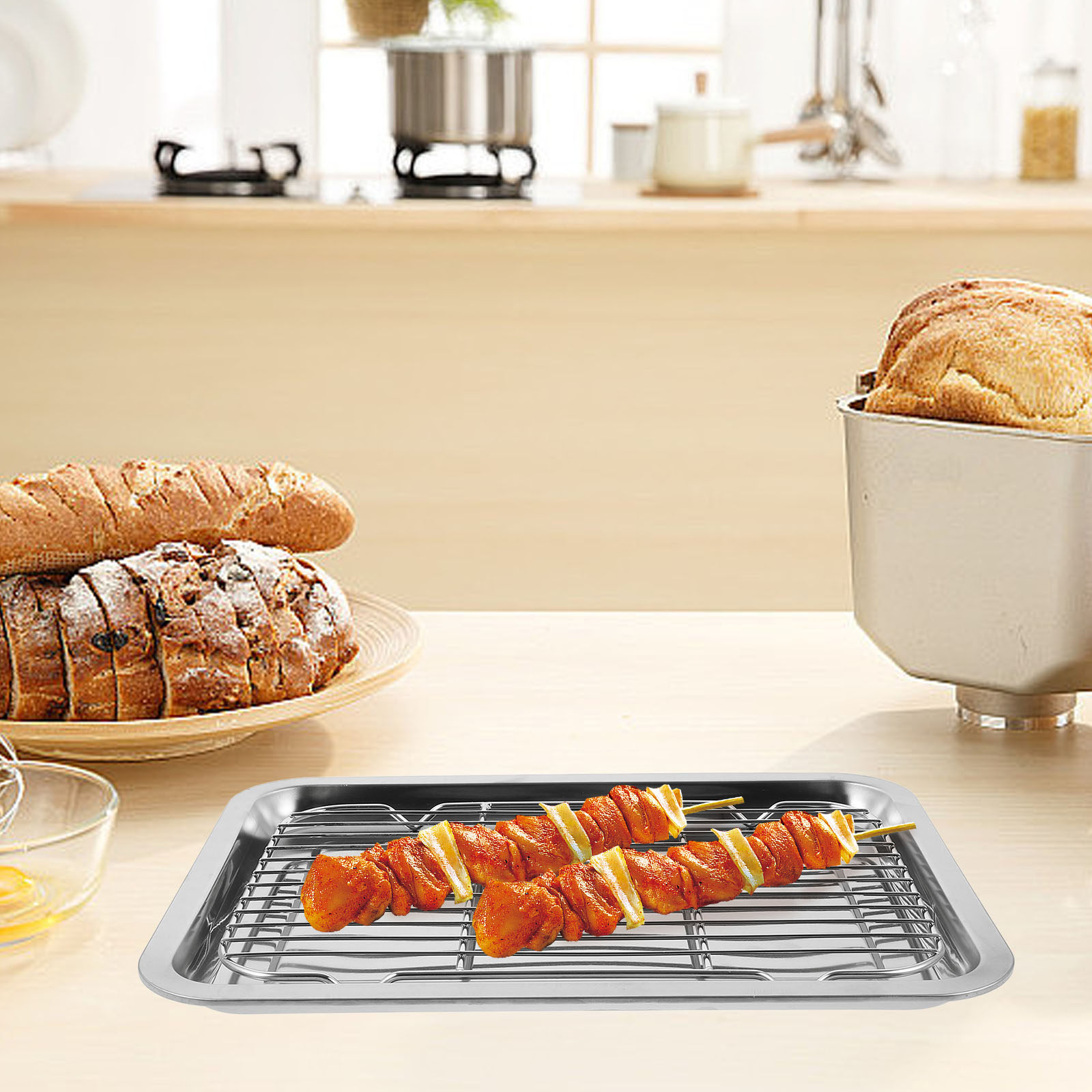 Food Storage In Stainless Steel - 1 Conjunto de Grelha de Arame