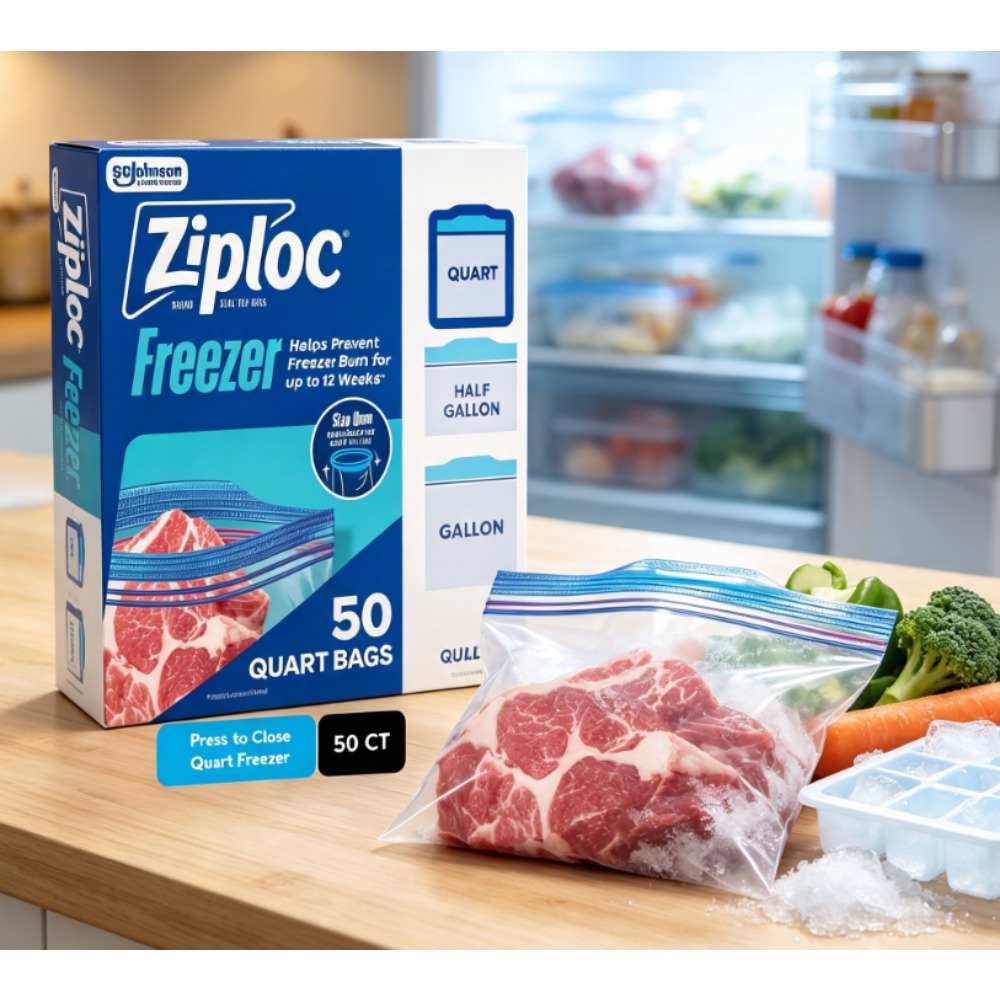 Food Storage Ziploc - Sacos de Armazenamento de Alimentos para