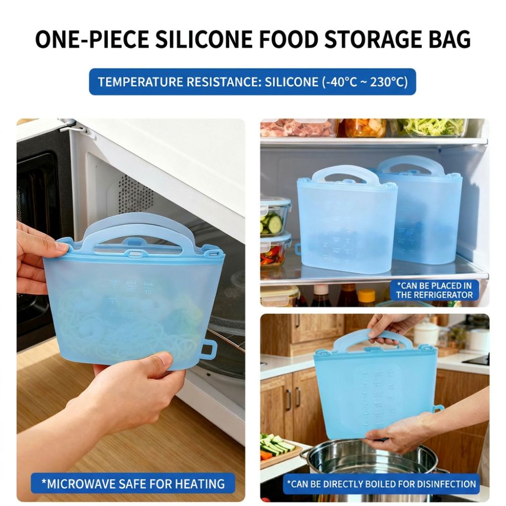 Food Storage Ziploc - Sacos de Armazenamento de Alimentos de