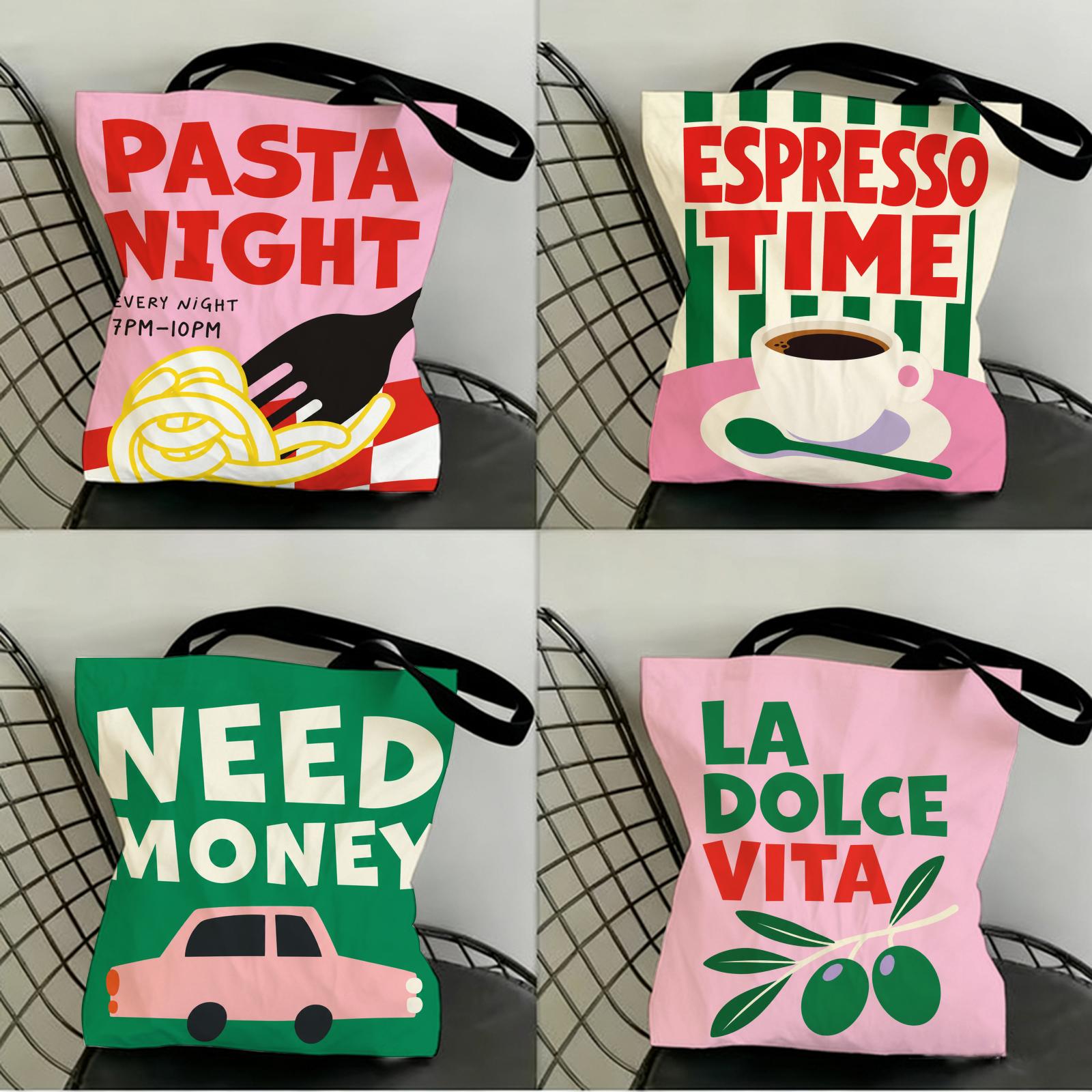 Food Storage Quotes - Bolsas de Armazenamento com Estampa de