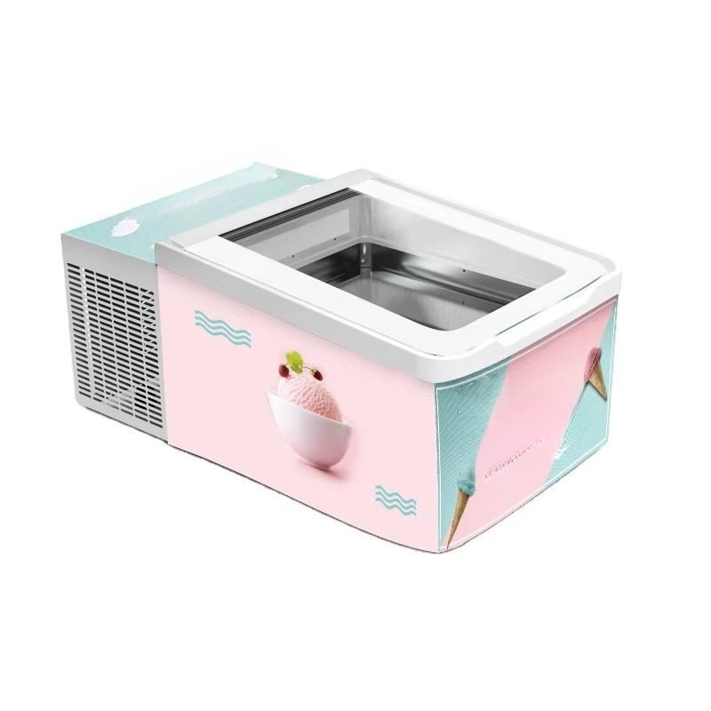 Food Storage Temperature - Exibição de picolé de sorvete Armário