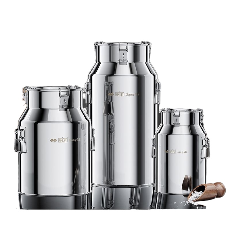 Food Storage In Stainless Steel - Barril de Aço Inoxidável Grau Alimentício