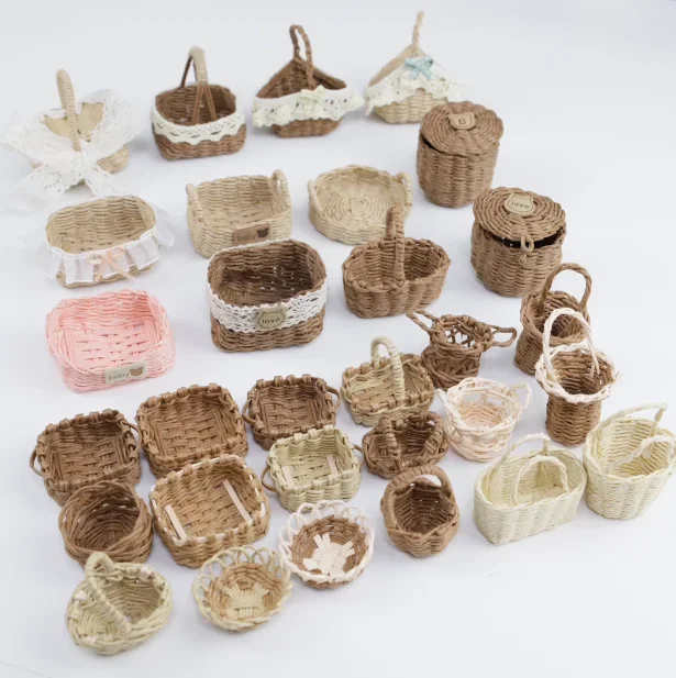 Handmade Paper Rattan Flower B - Food Storage Plant avaliação e preço