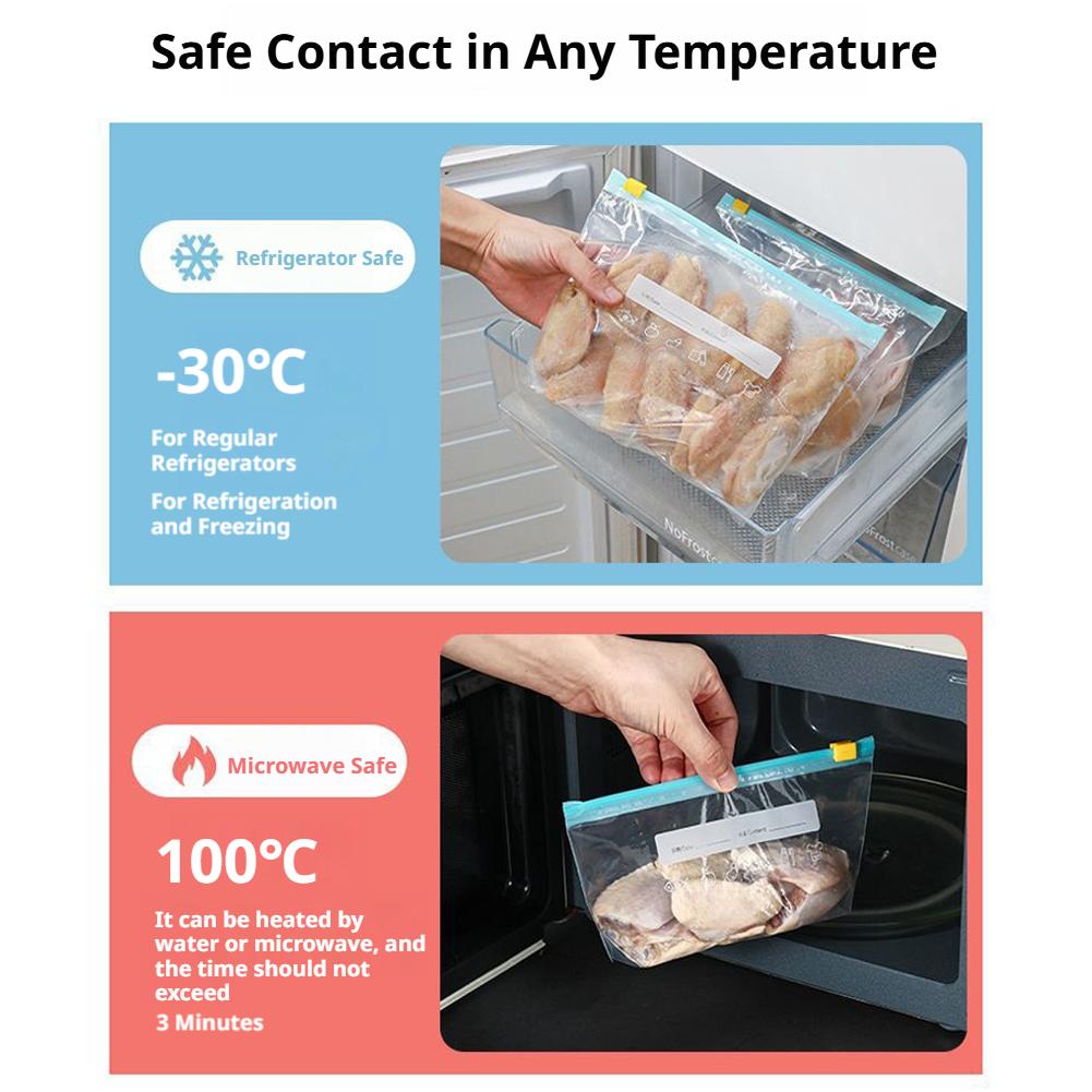 Sacos Reutilizáveis para Armaz - Food Storage Ziploc avaliação e preço