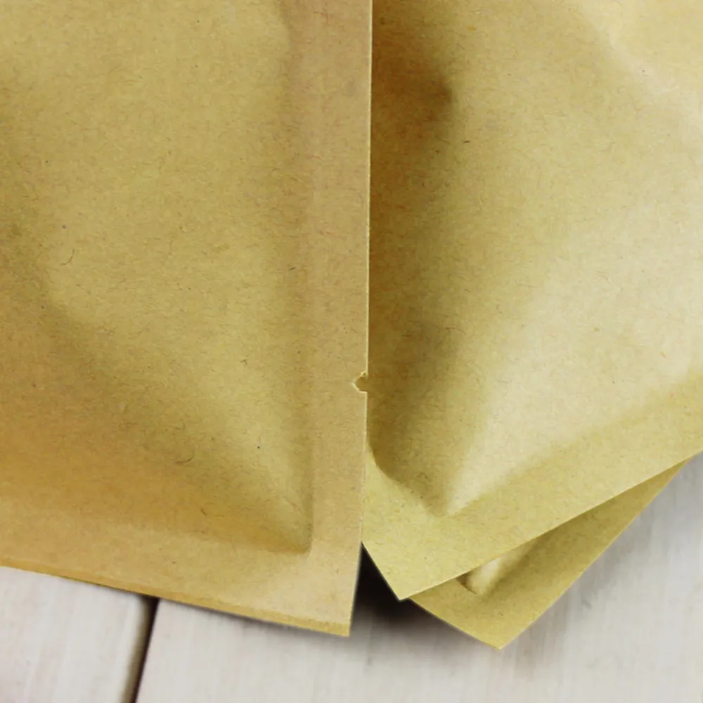 8*12cm aberto superior marrom  - Food Storage In Mylar Bags avaliação e preço