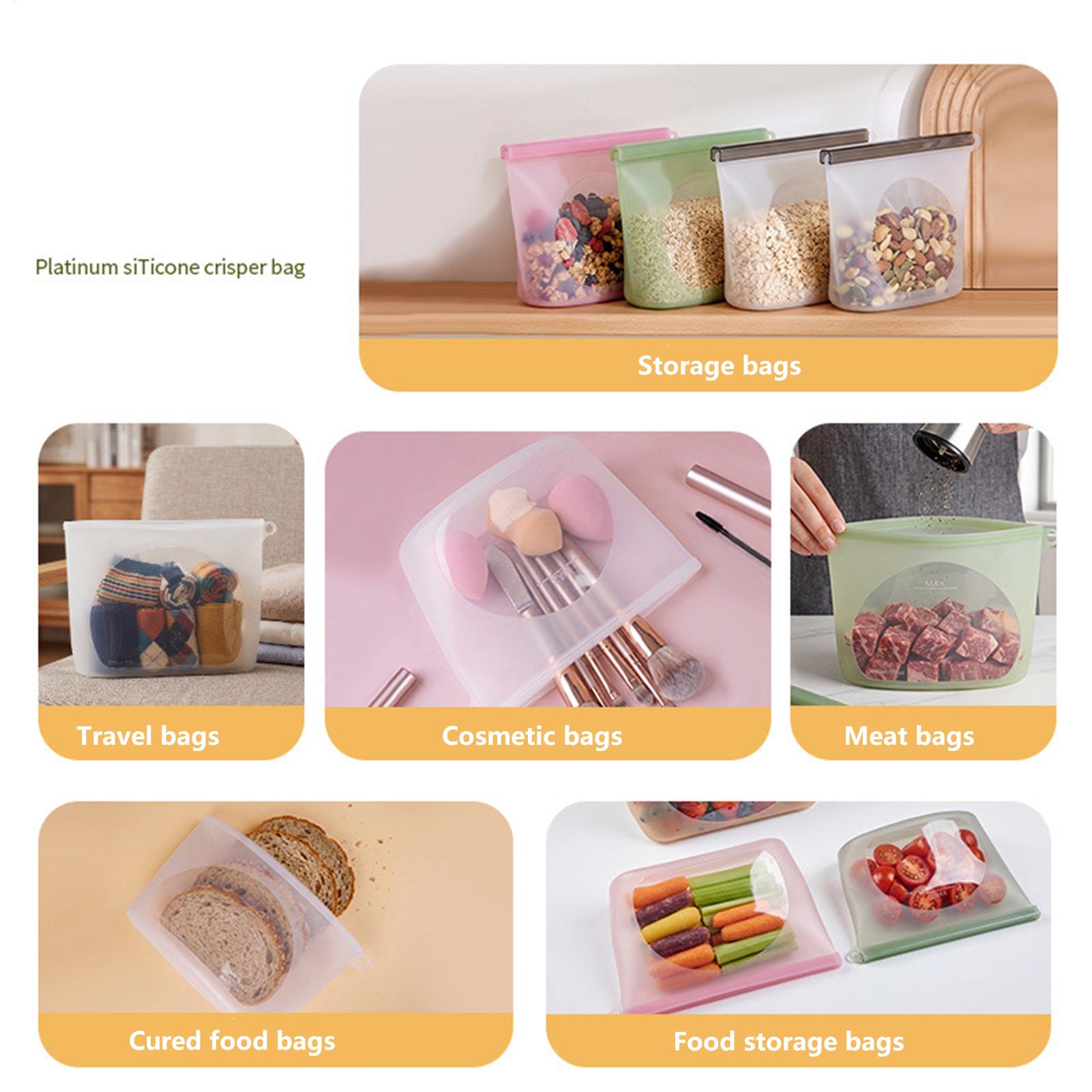 Sacos de silicone para armazen - Food Storage Ziploc avaliação e preço