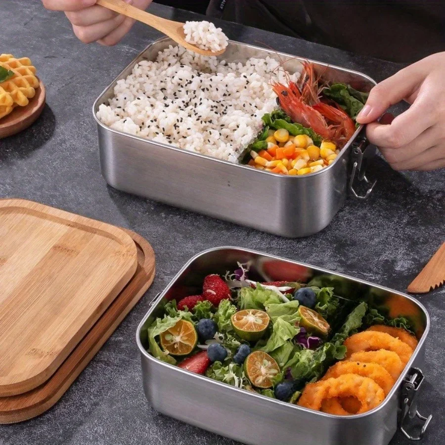 Nova Lancheira de Aço Inoxidáv - Food Storage Containers With Lids avaliação e preço