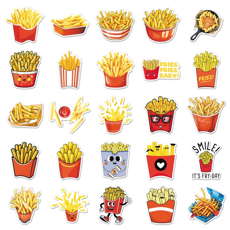 50 Adesivos Decorativos Imperm - Food Storage Journal avaliação e preço