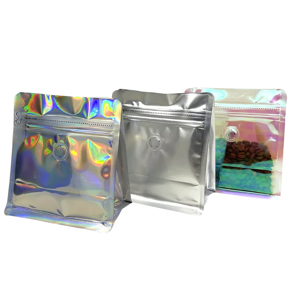 100 Sacos de Café Holográficos - Food Storage In Mylar Bags avaliação e preço