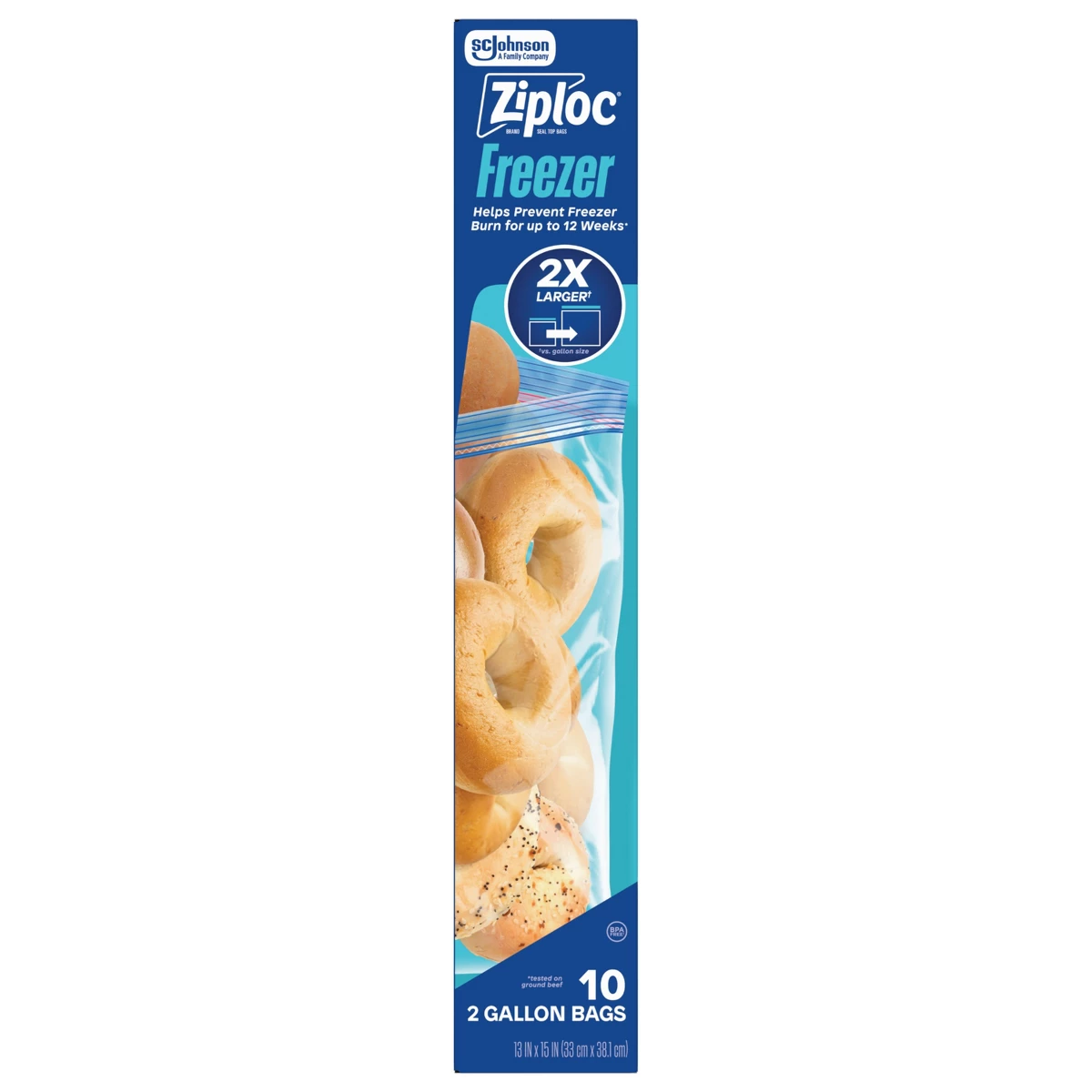 Sacos Ziploc de Dois Galões pa - Food Storage Ziploc avaliação e preço