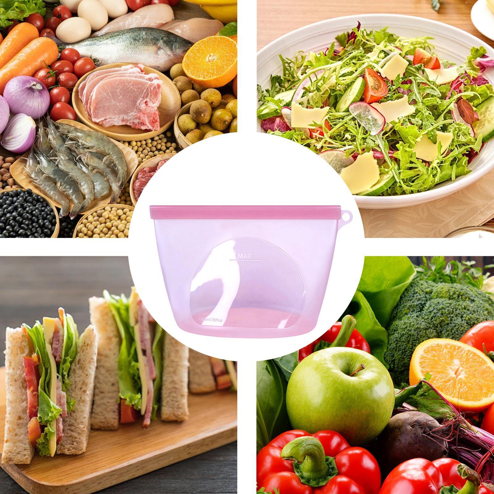 Sacos de silicone para armazen - Food Storage Ziploc avaliação e preço