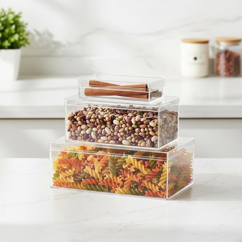 Caixa de Armazenamento Retangu - Food Storage Plant avaliação e preço