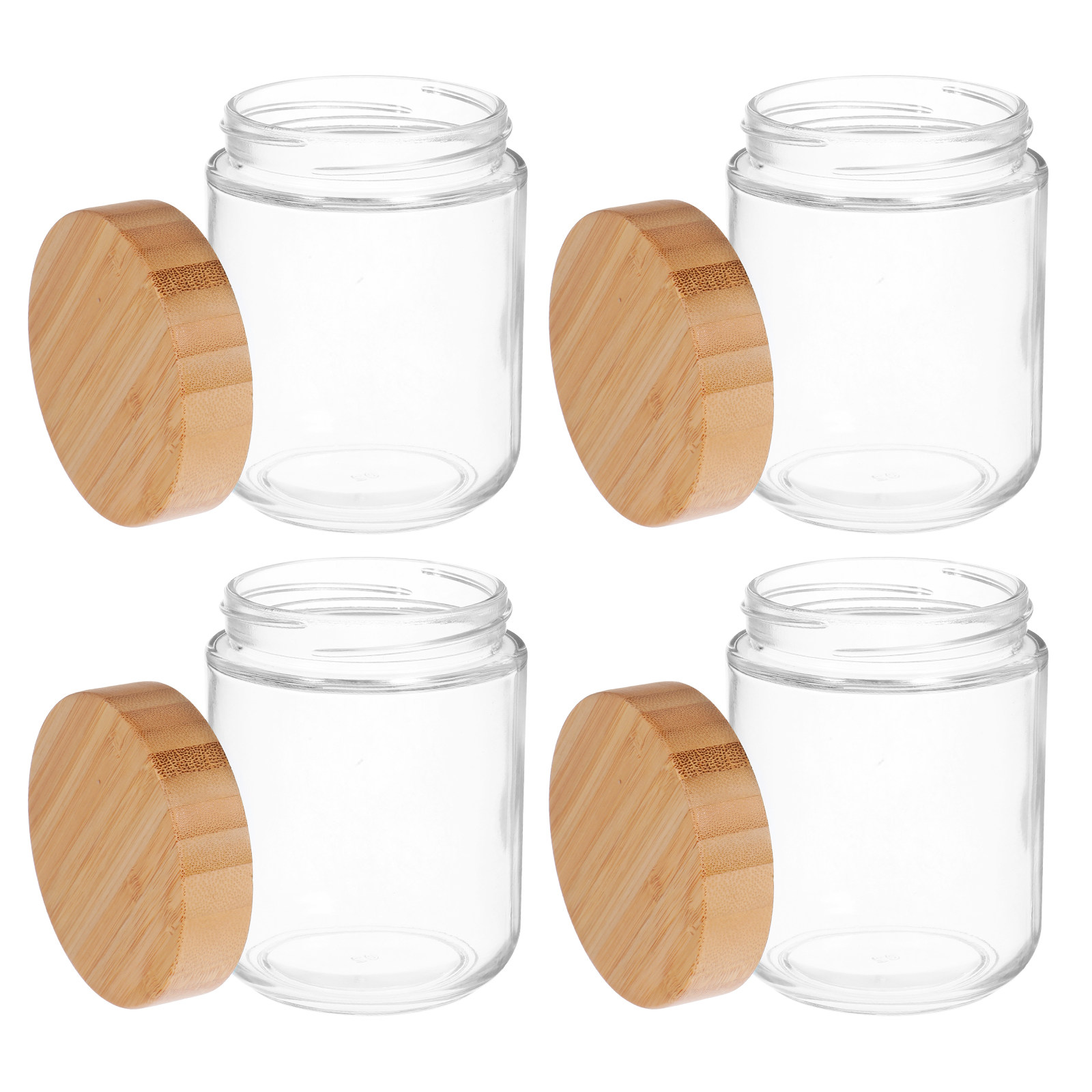 4 Potes de Vidro para Armazena - Food Storage Containers With Lids avaliação e preço