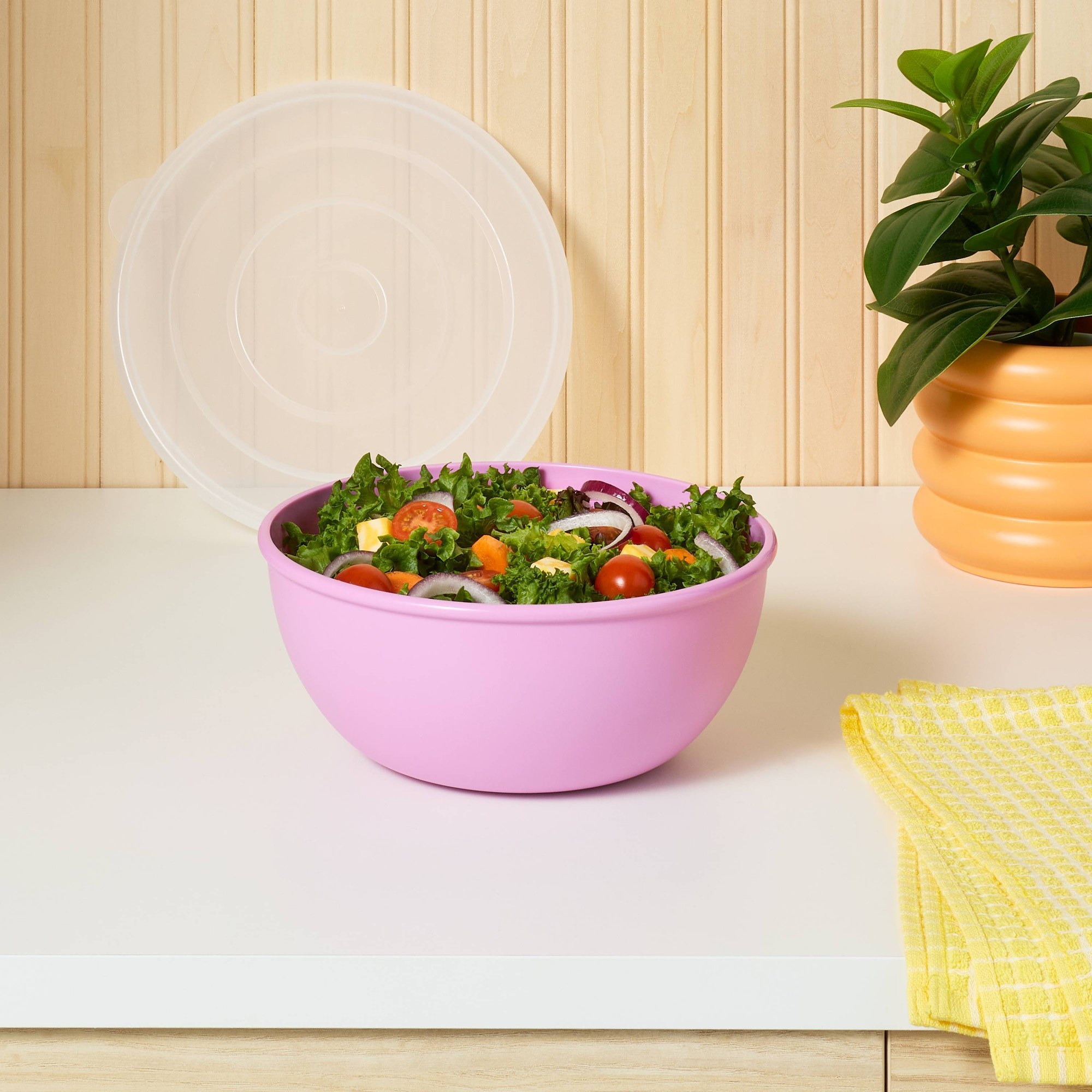 Tigela Rosa com Tampa Correspo - Food Storage Containers With Lids avaliação e preço