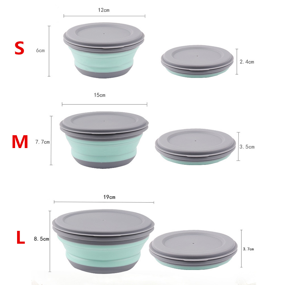 Portátil dobrável lancheira ti - Food Storage Containers With Lids avaliação e preço